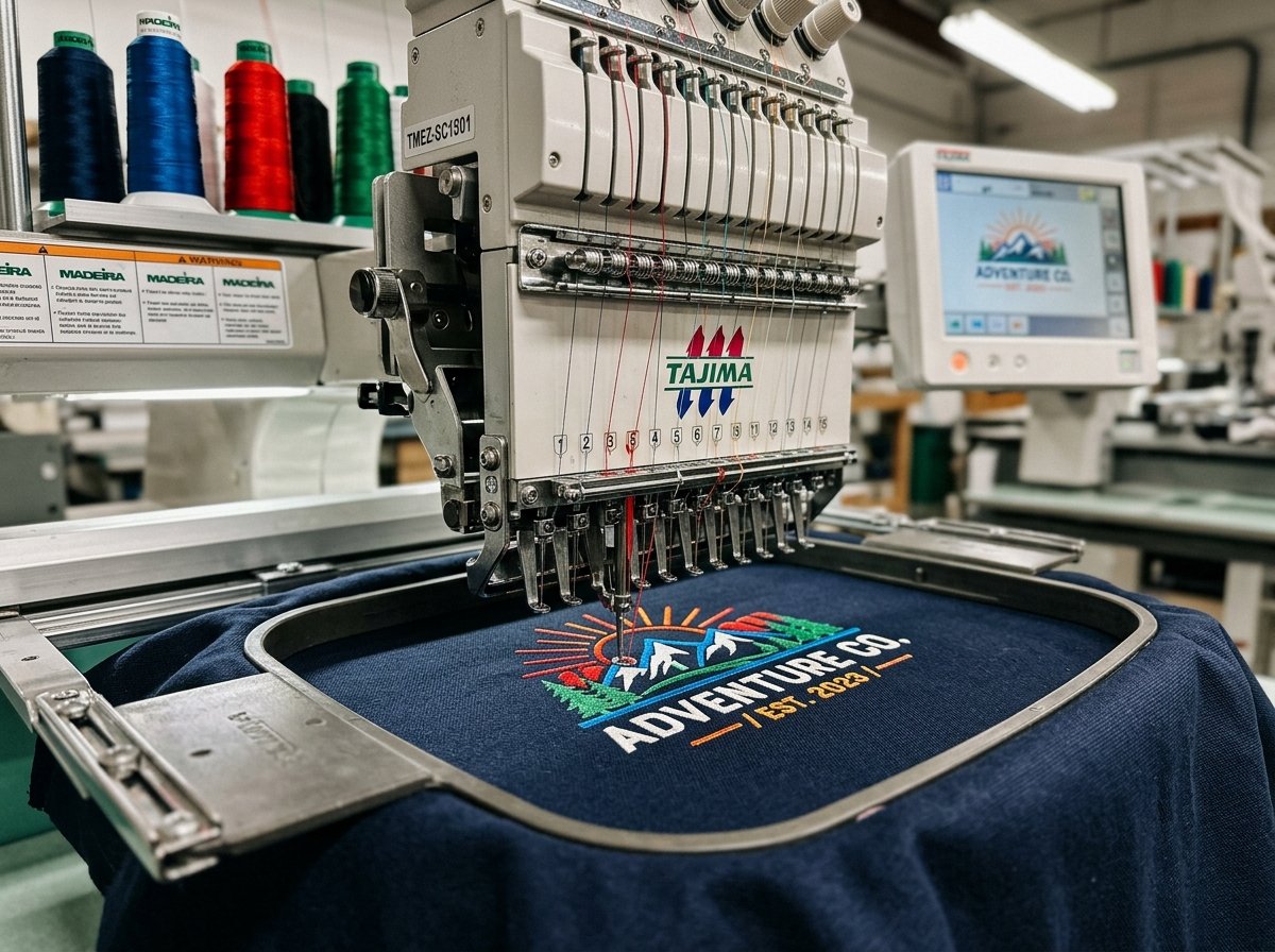 Moderne Stickmaschine